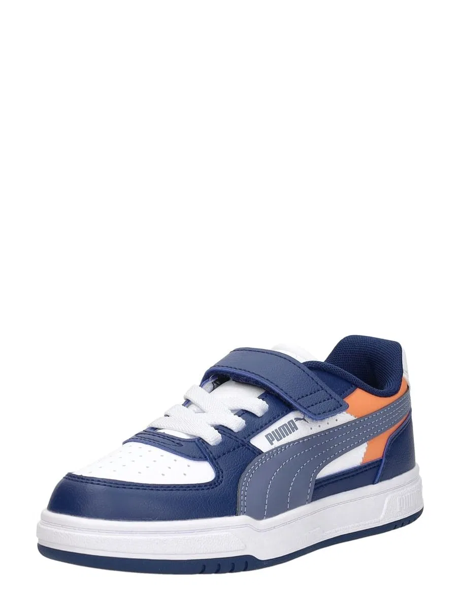Детские кроссовки для мальчиков PUMA Caven III Holo 2.0, III Block Blue Jewel Gray Sky White — фото 4