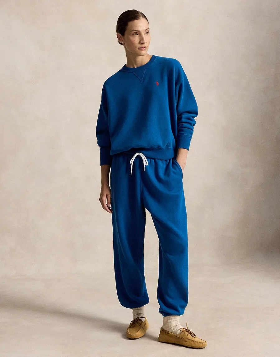 Зауженные брюки Polo Ralph Lauren синего цвета