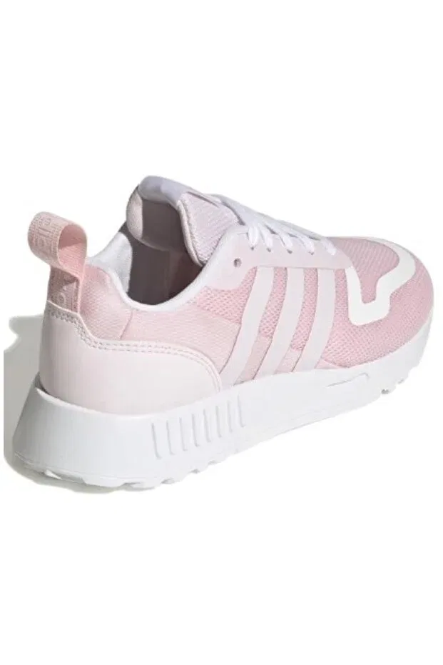 Детские кроссовки для девочек с принтом Adidas, Pink — фото 4
