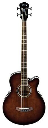 

Ibanez AEB10E Акустическая электрическая бас-гитара Dark Violin Sunburst AEB10E Acoustic Electric Bass Guitar