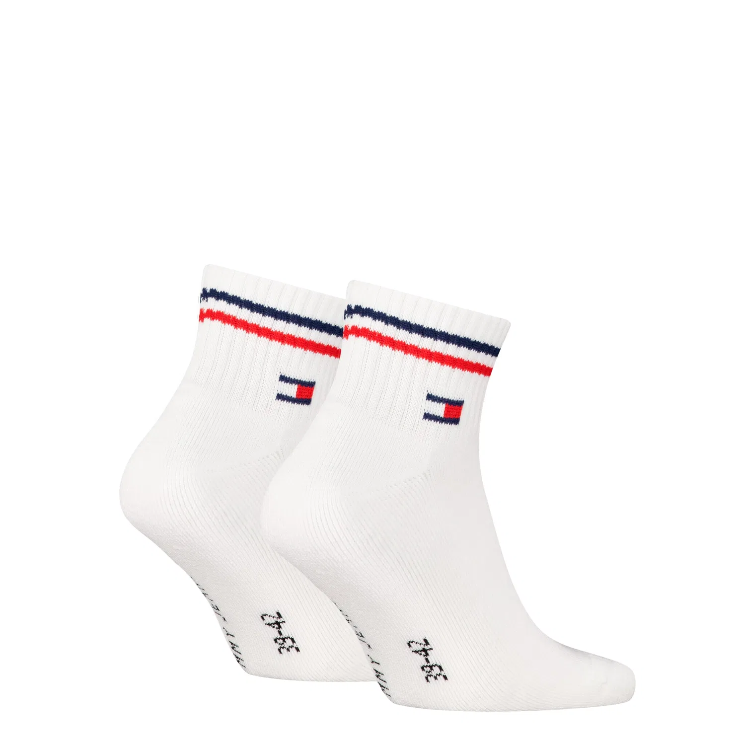 Мужские короткие носки из хлопковой смеси Tommy Hilfiger, White — фото 2