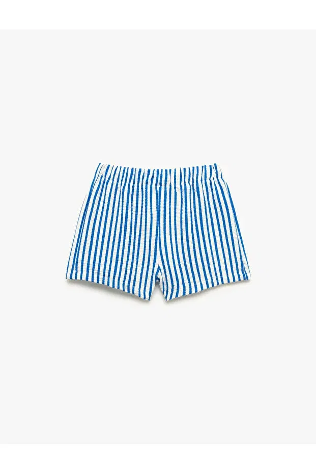 Детские шорты для девочек с принтом Koton, Blue