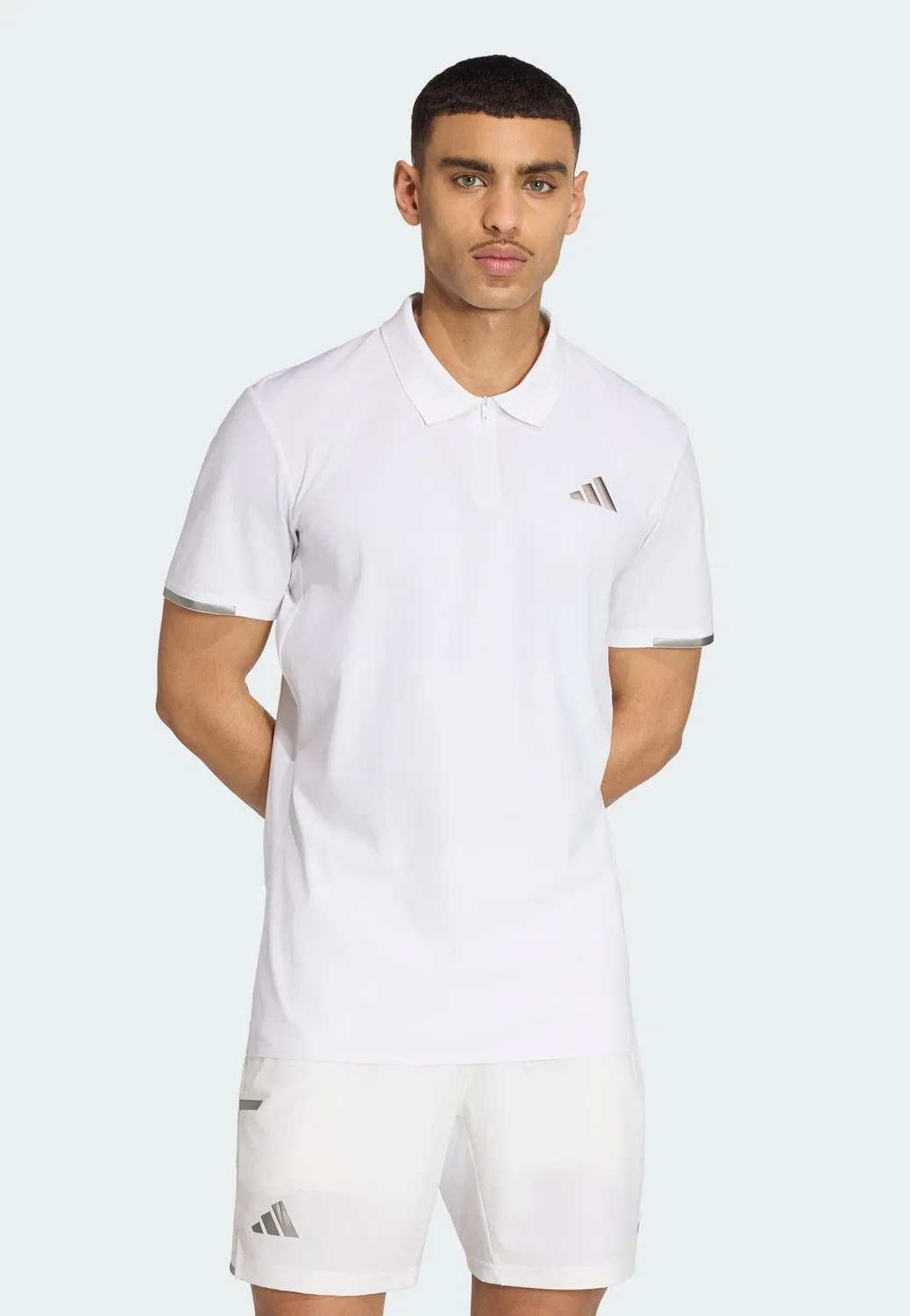 Спортивная футболка Adidas Performance Shirt Freelift Pro белого цвета — фото 2