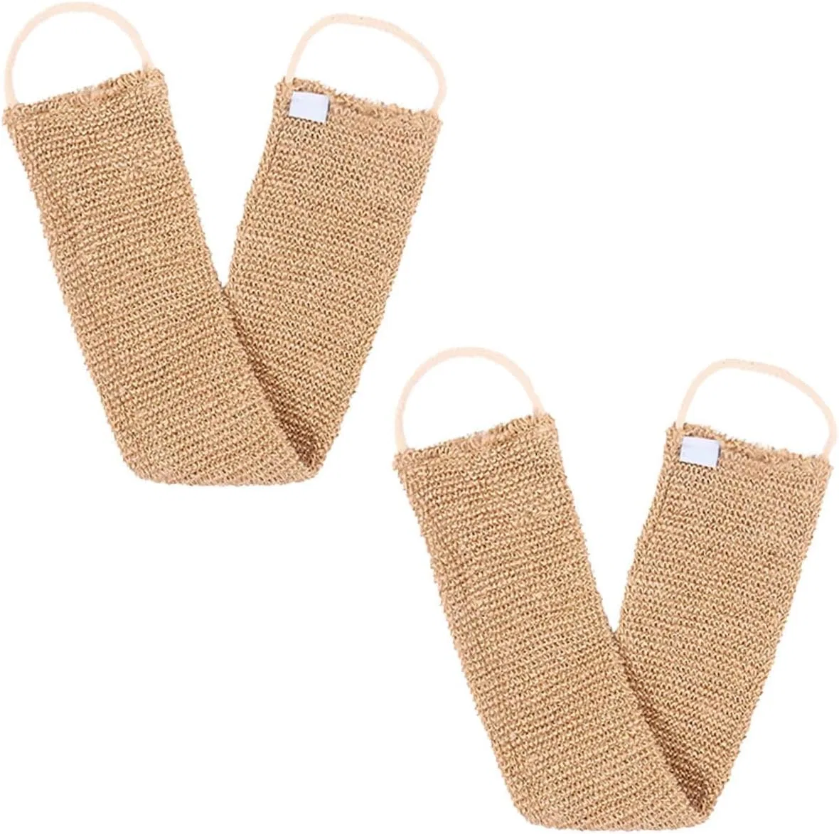 Мочалка для душа FOMIYES, 1 шт, 66x10x1 см, Light Brown