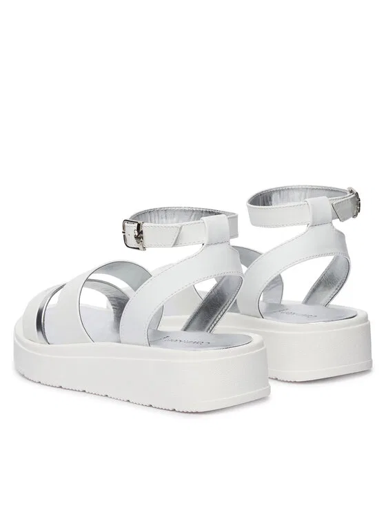Сандалии Velcro Sandal Calvin Klein, белый — фото 3
