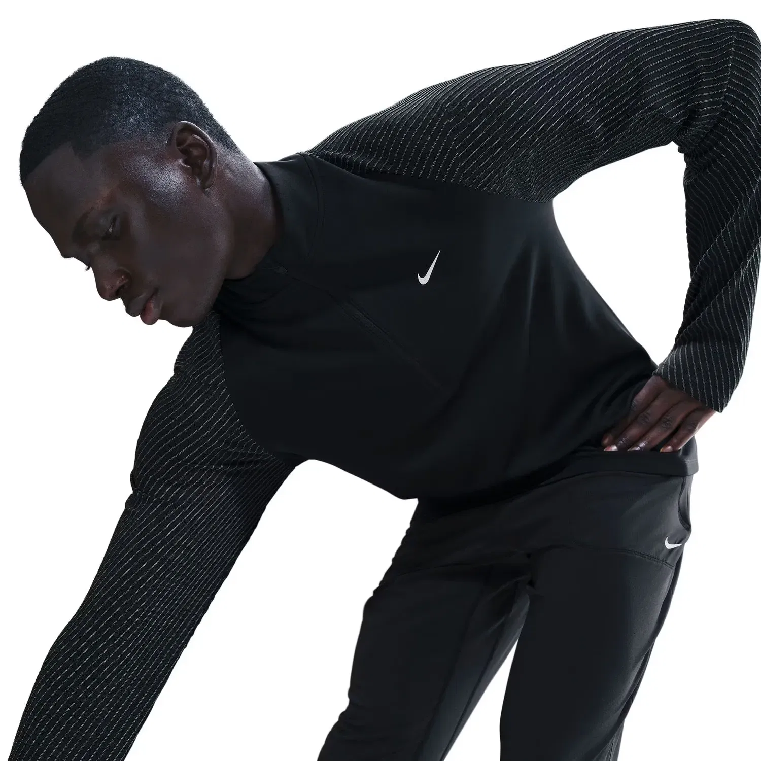Мужская футболка с длинным рукавом Nike, Negro