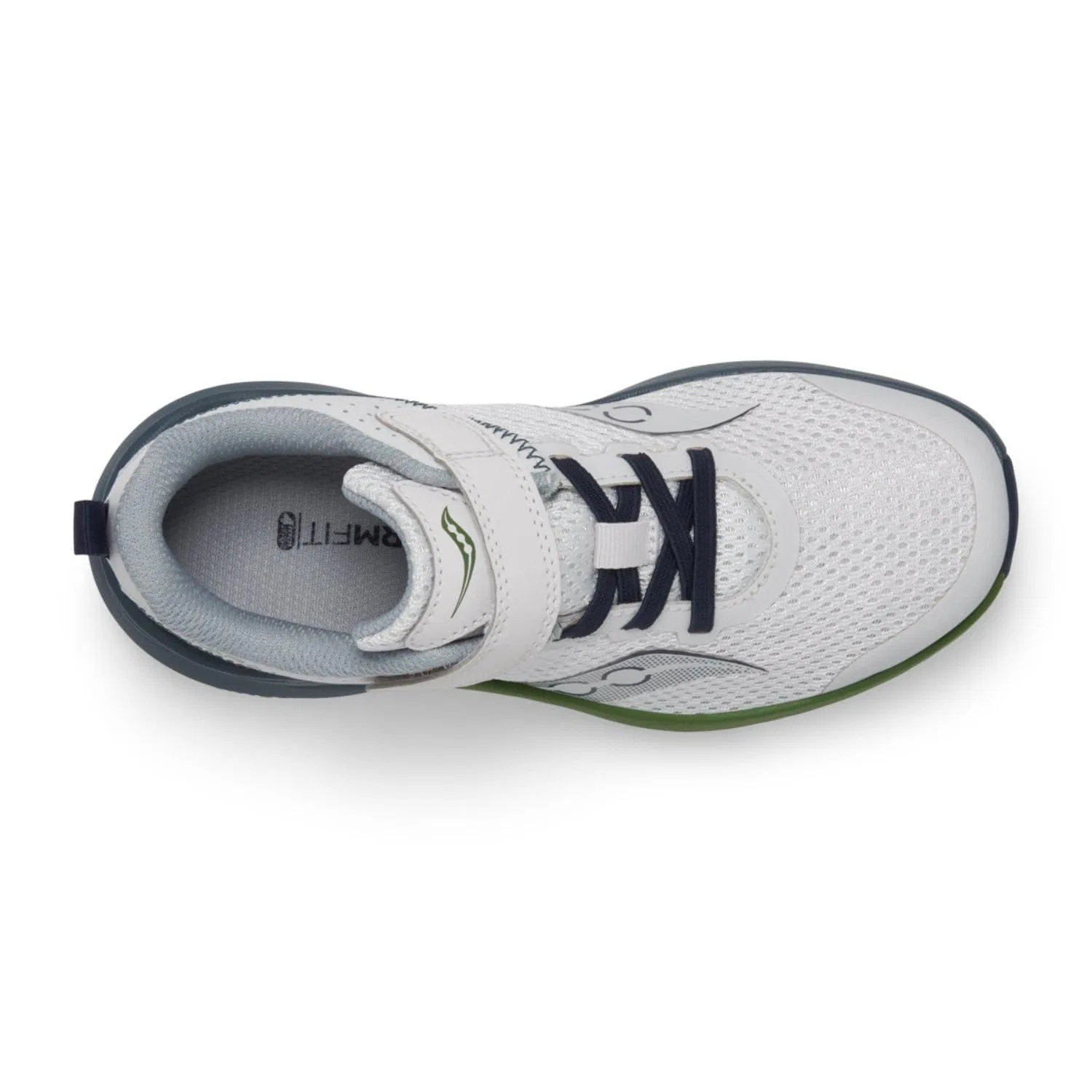 Детские кроссовки для мальчиков с альтернативной застежкой Kinvara 14 Alternative Closure Saucony, Coriandoli Neri — фото 2