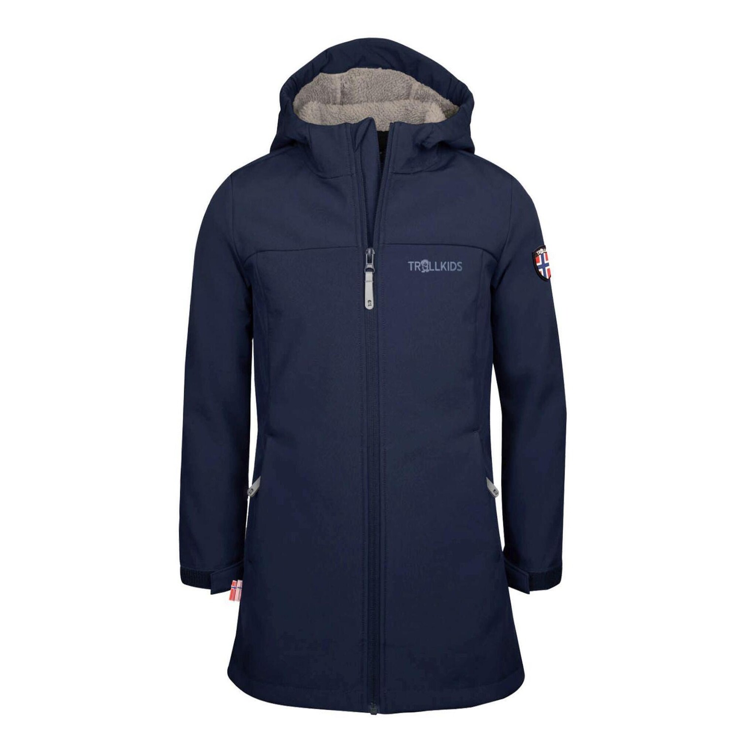 

Детское пальто Parka Spitsbergen Waterproof Navy Blue TROLLKIDS, темно-синий