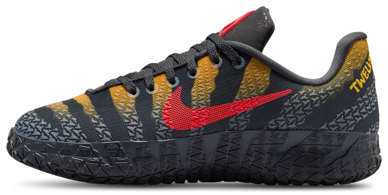 Кроссовки для мальчиков Ja 3 JP Nike, цвет Anthracite/Bright Crimson/Yellow Ochre — фото 2