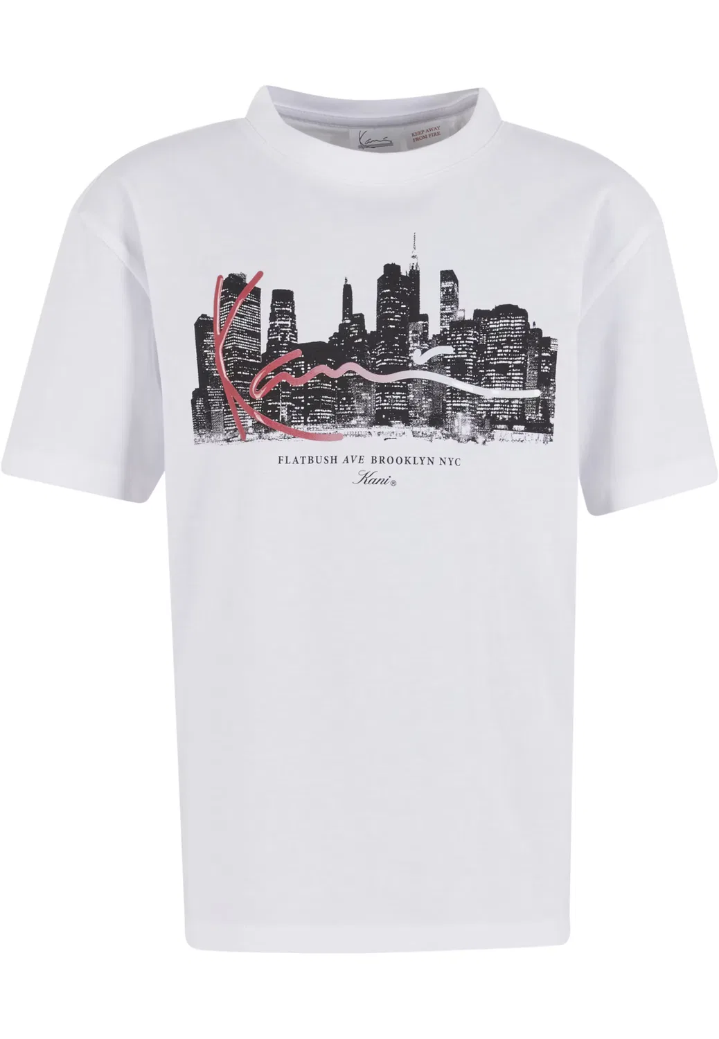 Футболка Karl Kani Skyline белого цвета