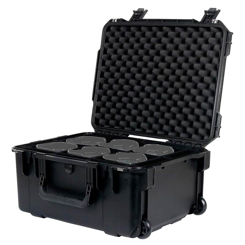 

Сверхмощный черный кейс SKB American DJ Element PC6 вмещает 6 ламп Element Par American DJ Element PC6 Heavy Duty Black SKB Case Holds 6 Element Par Lights