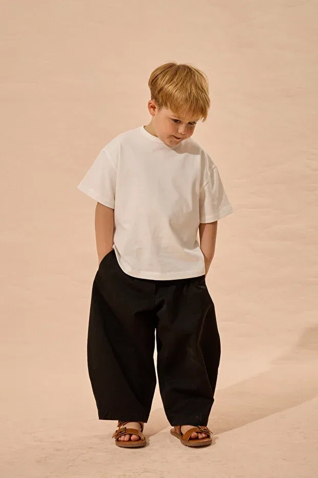 Детская футболка для девочек с коротким рукавом Fahhar Kids, White — фото 4