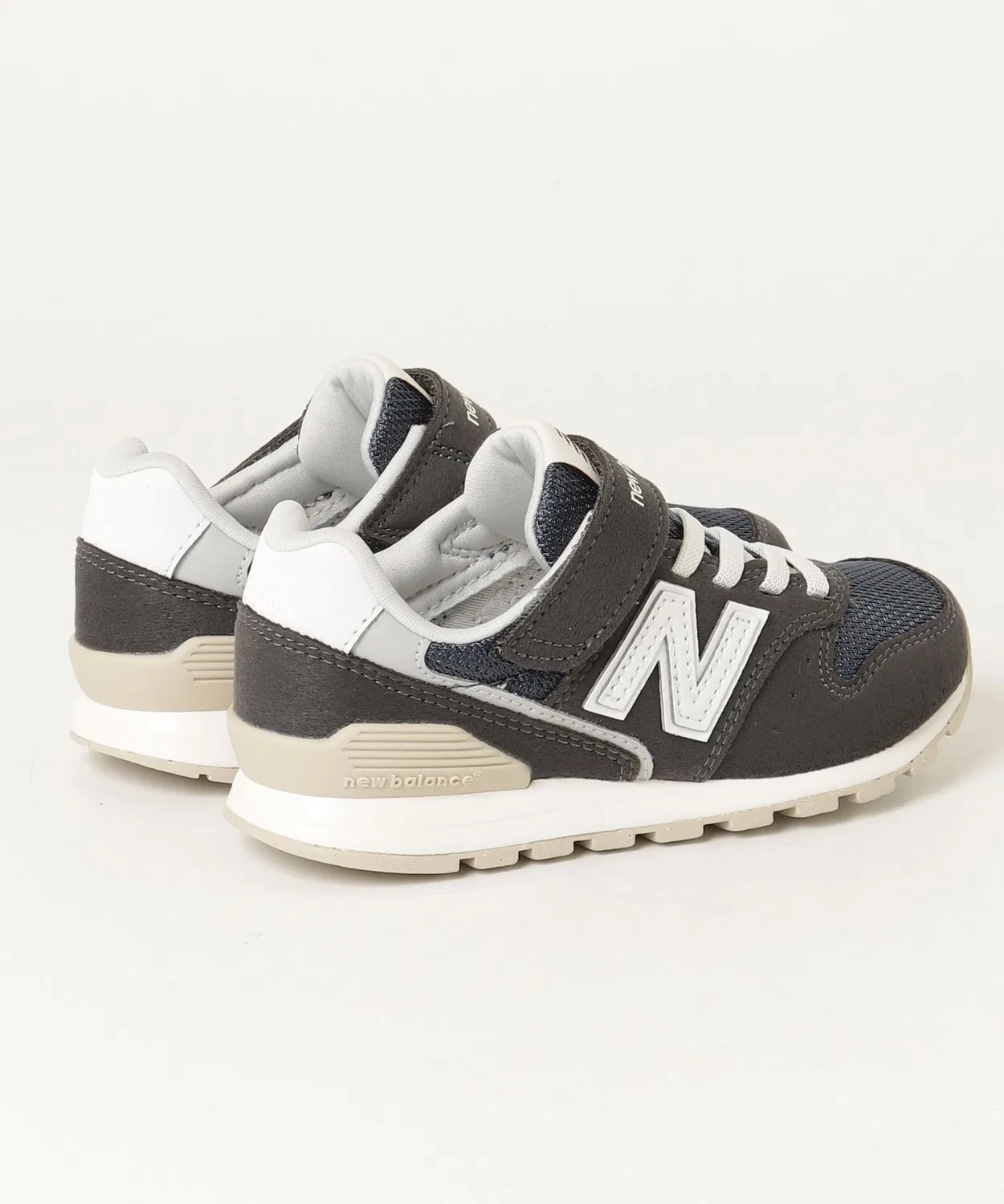 Детские кроссовки с банджи-шнуровкой 996 v3 New Balance, Navy — фото 4