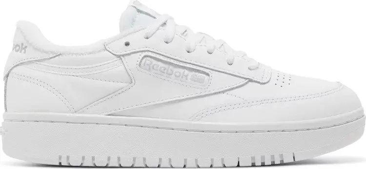 

Кроссовки wmns club c double 'white cold grey' Reebok, белый