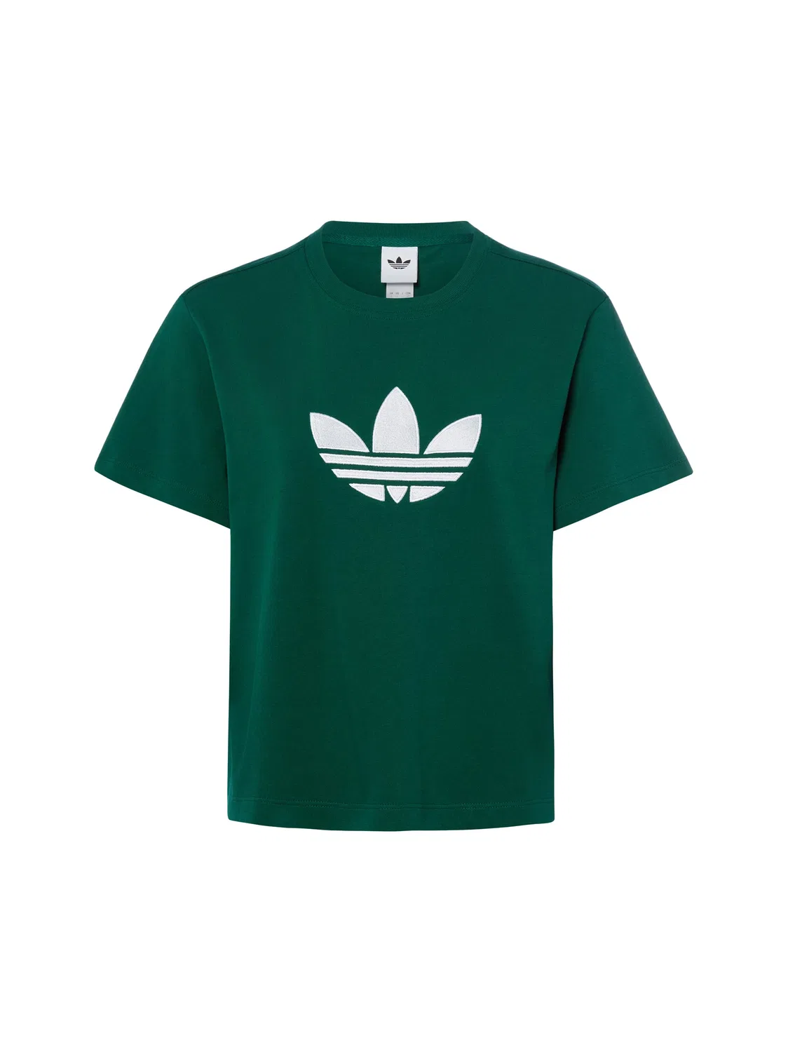 Женская свободная футболка Trefoil Boxy Adidas Originals, Green