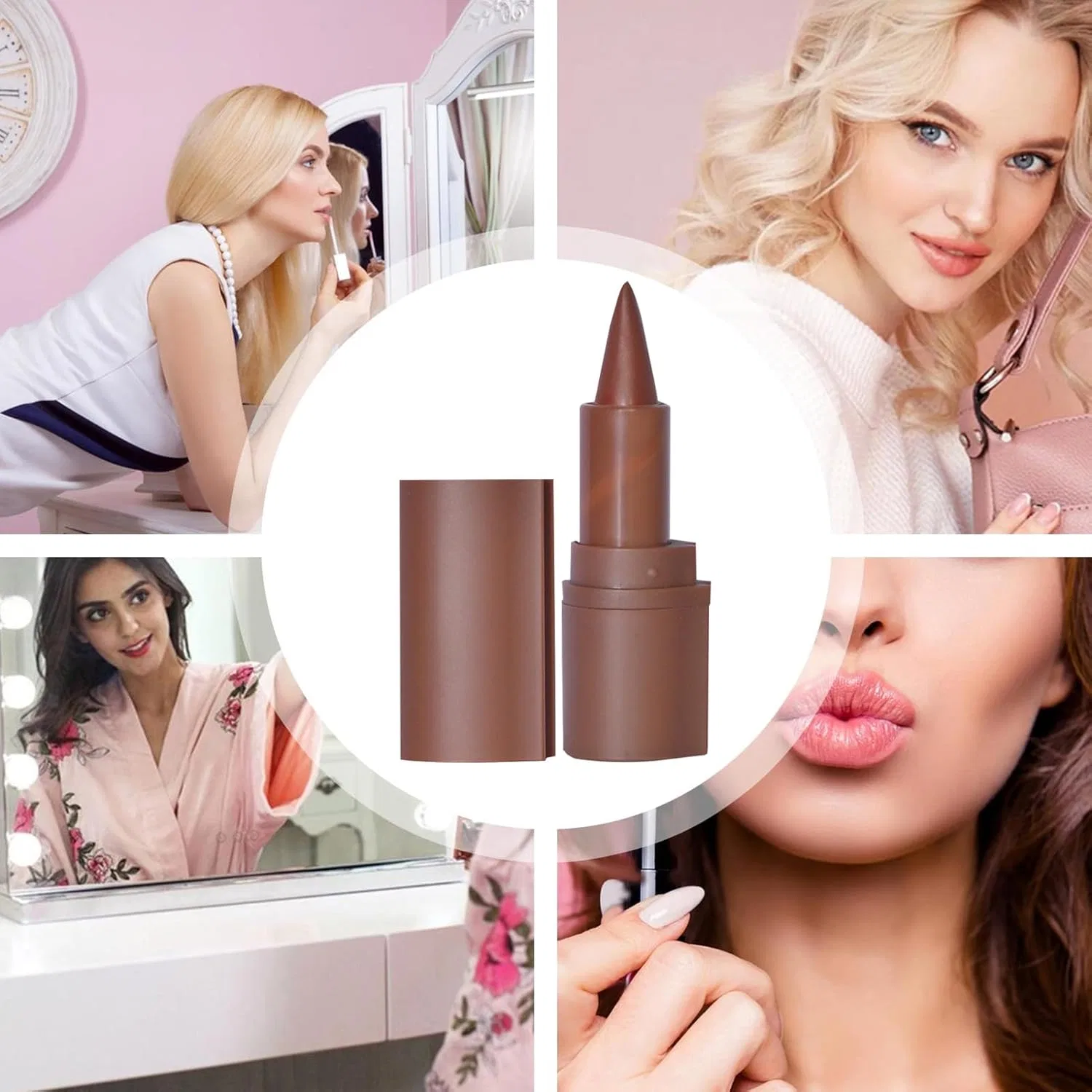 Карандаш для губ Lip Liner Pencil, матовый, водостойкий, Generic, 2 дюйма, цвет 03 — фото 3