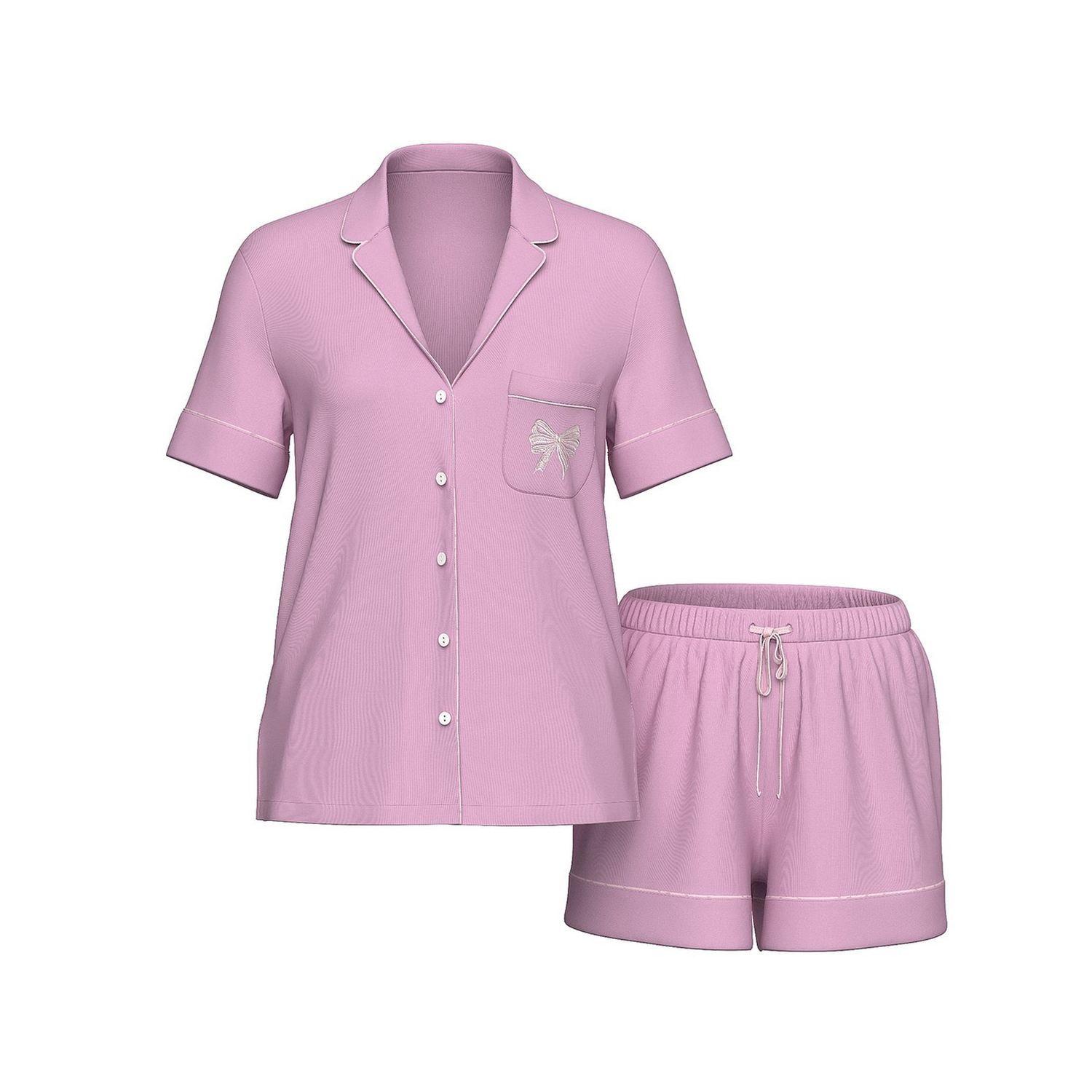 

Пижама Victoria's Secret SoSoft Modal Bow Short, пыльно-розовый