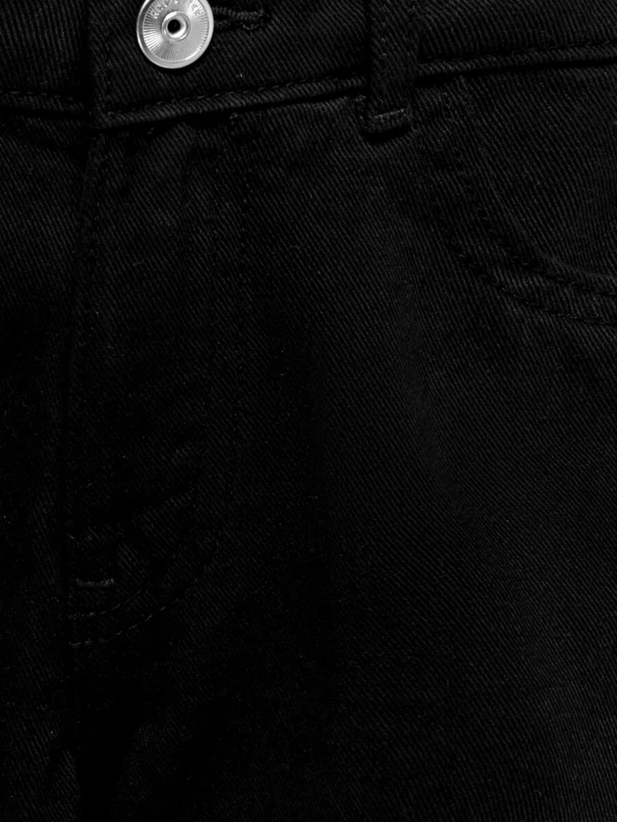 Шорты ONLY GIRLS Regular Jeans 'Vega' черного цвета — фото 4