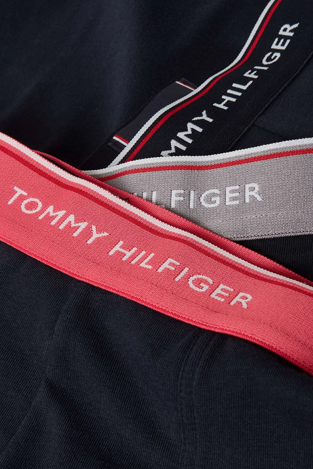 Трусы-боксеры из хлопкового джерси с логотипом, комплект из 3 штук, Tommy Hilfiger, синий — фото 2