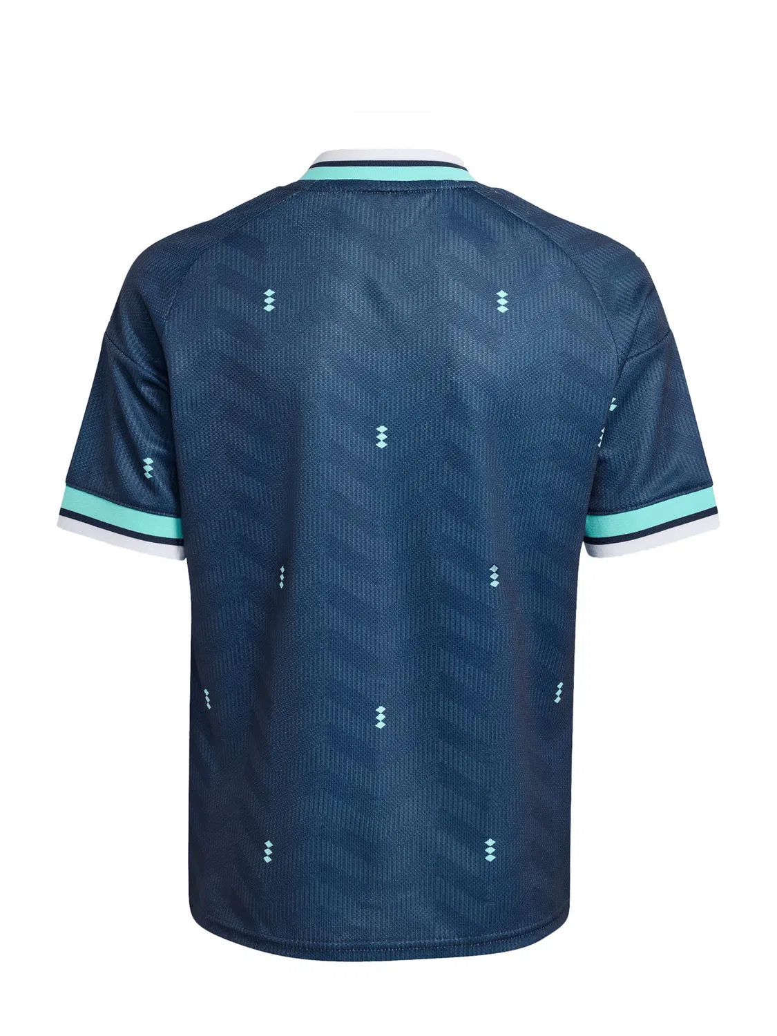 Футболка Adidas Originals Performance Shirt DFB Away в темно-синем и бирюзовом цветах — фото 2