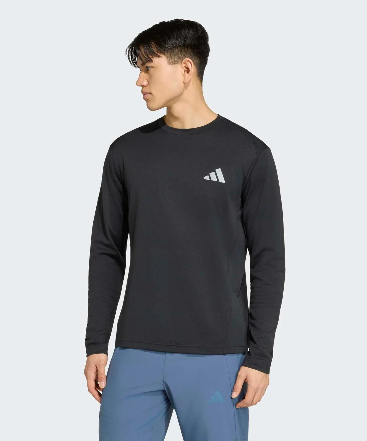 Мужская футболка с длинным рукавомTraining Long Sleeve Carat T-Shirt Adidas, Black