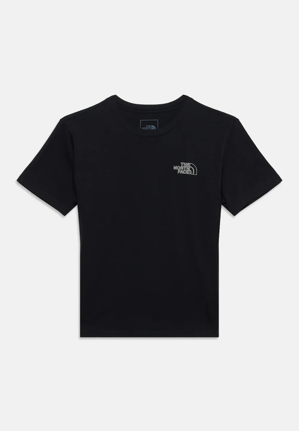 Футболка унисекс с принтом инопланетянина для подростков The North Face, Black