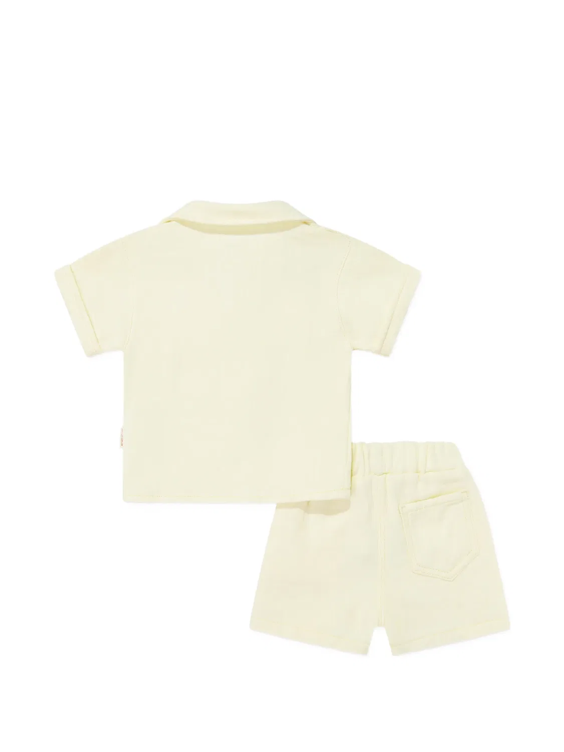 Комплект из рубашки и шортов на пуговицах Tiffany Kids, нейтральные цвета — фото 2