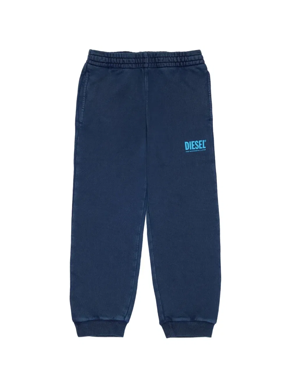 Спортивные брюки с логотипом Diesel Kids, синий