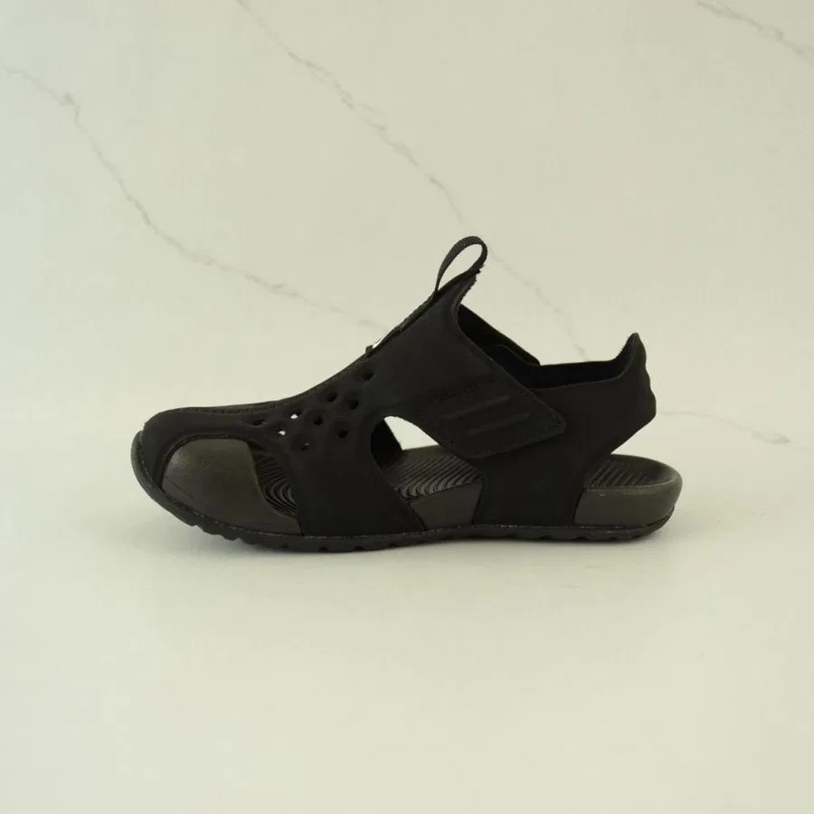 Детские спортивные сандалии с липучками Nike 943826-301, Черный — фото 3
