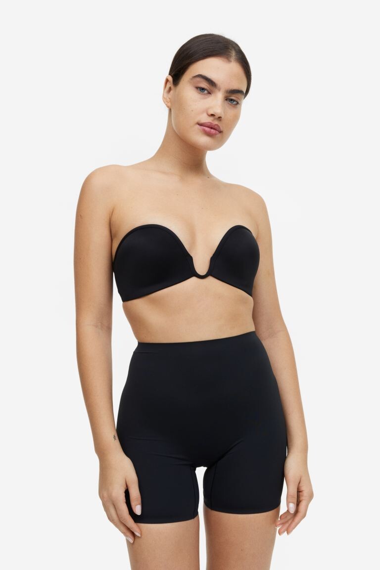 

2 пары байкерских шорт H&M, черный