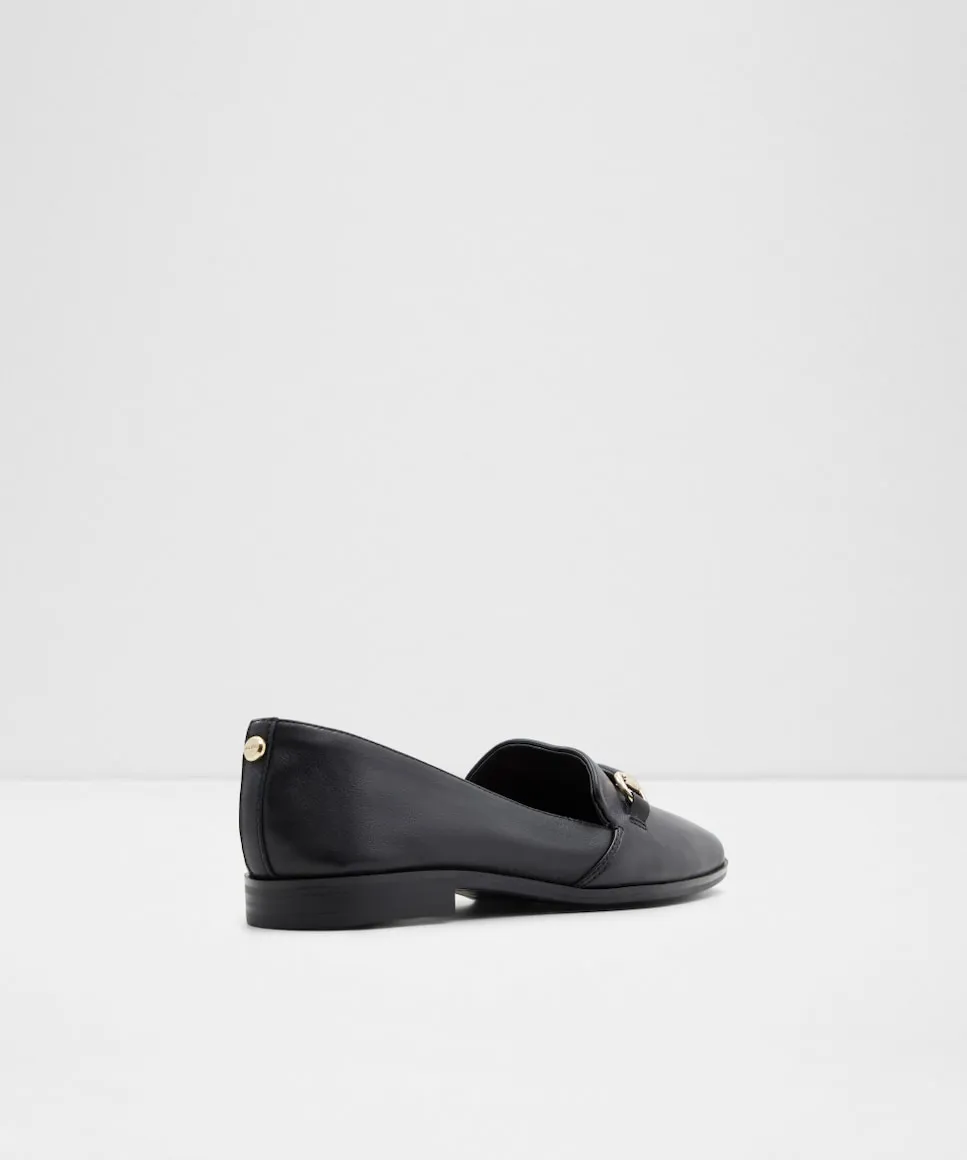 Женские мокасины с круглым носком Aldo, черный — фото 3