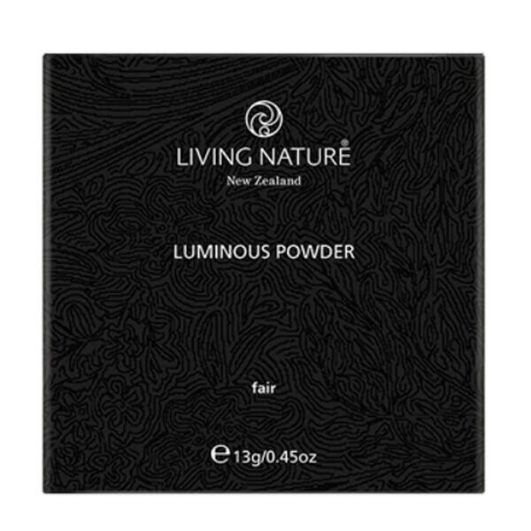 Living Nature, Прессованная пудра Fair, придающая сияние, 100% натуральная, 13 г — фото 4