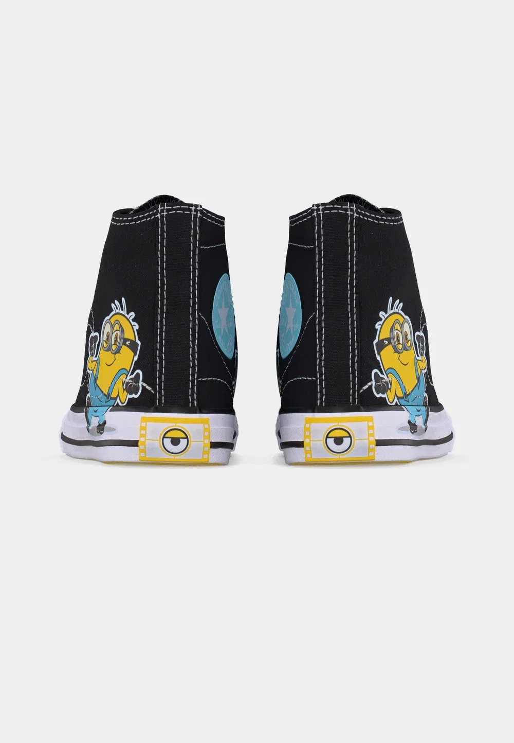 Классические высокие кроссовки Chuck унисекс Converse, Black/Multi-Coloured/White — фото 4