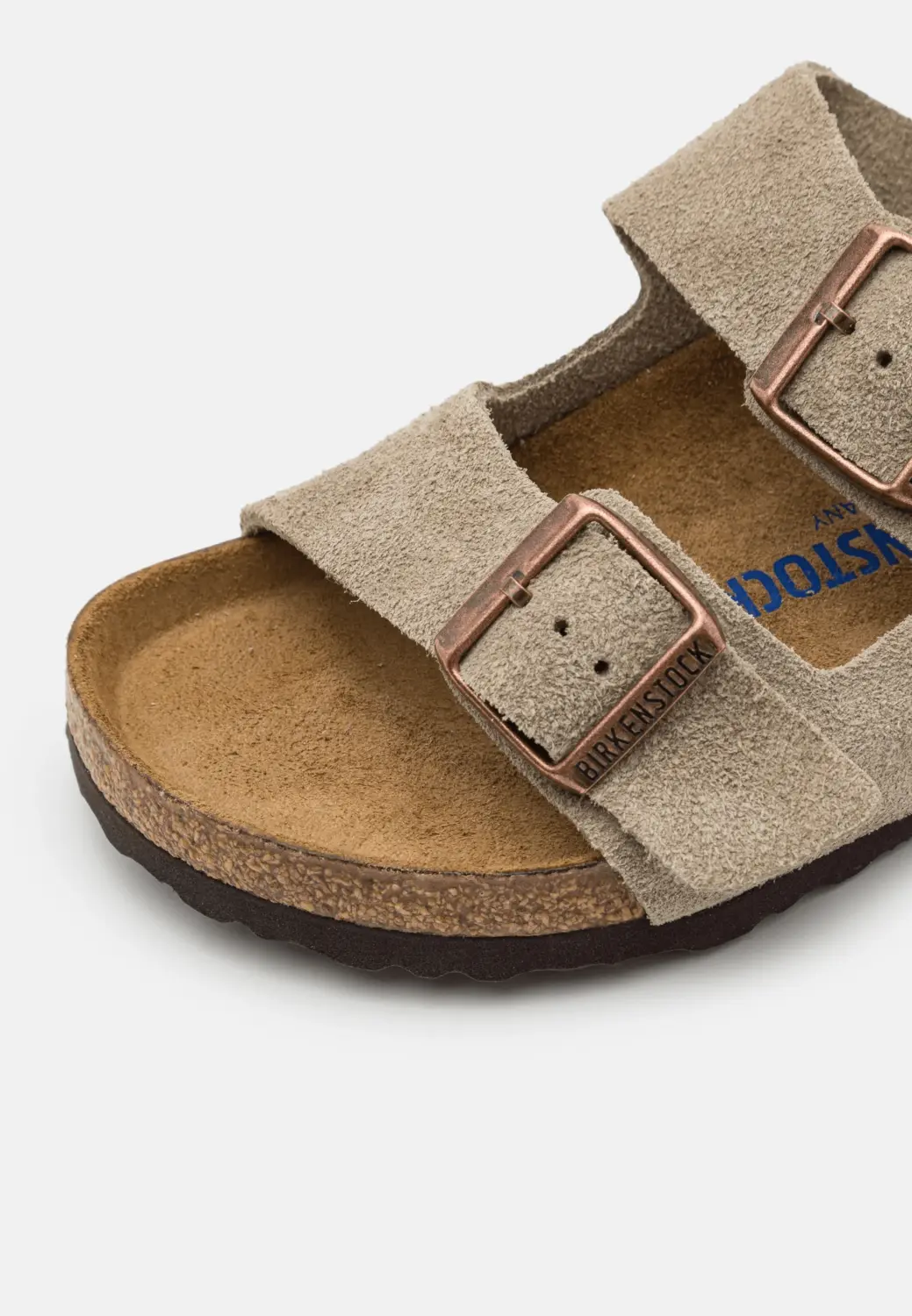 Сандалии Birkenstock Arizona Soft Footbed (Unisex), серо-коричневый — фото 4