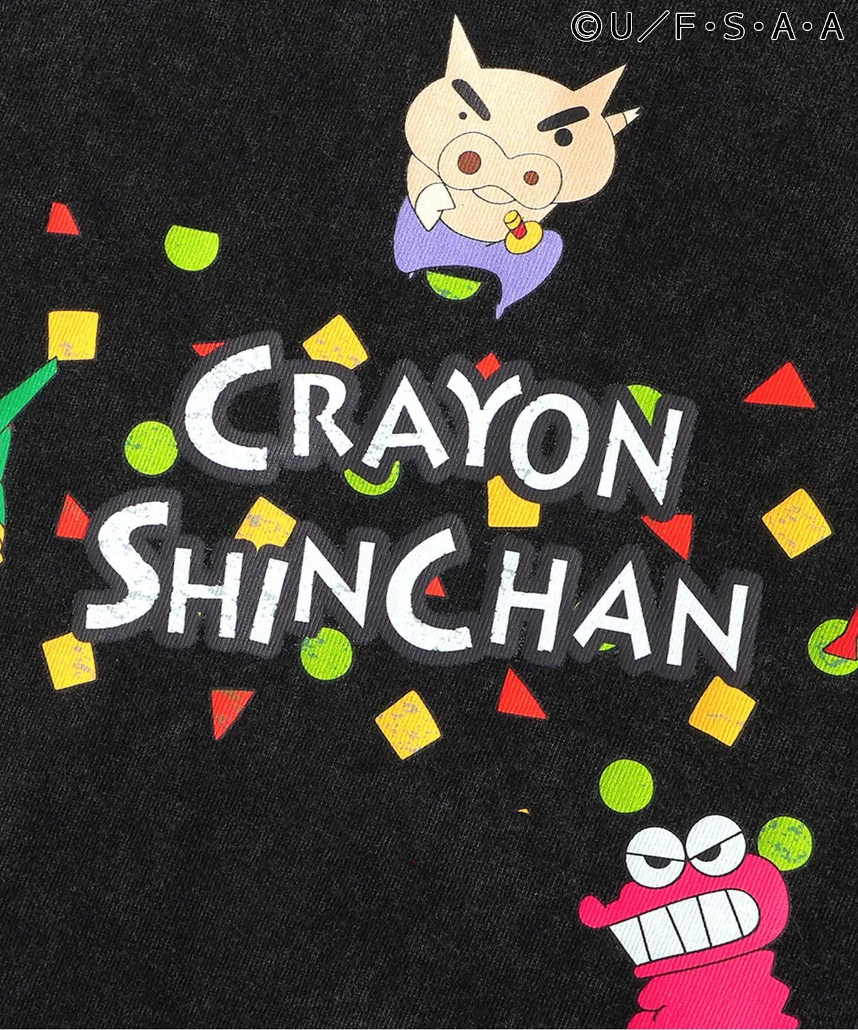 Детская футболка с принтом Crayon Shin-chan BREEZE, Black — фото 4