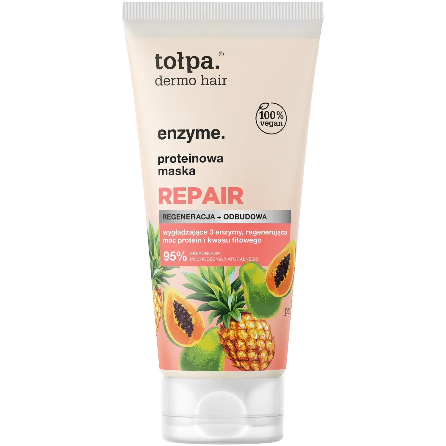 

Tołpa Dermo Hair Enzyme протеиновая маска для волос, 200 мл