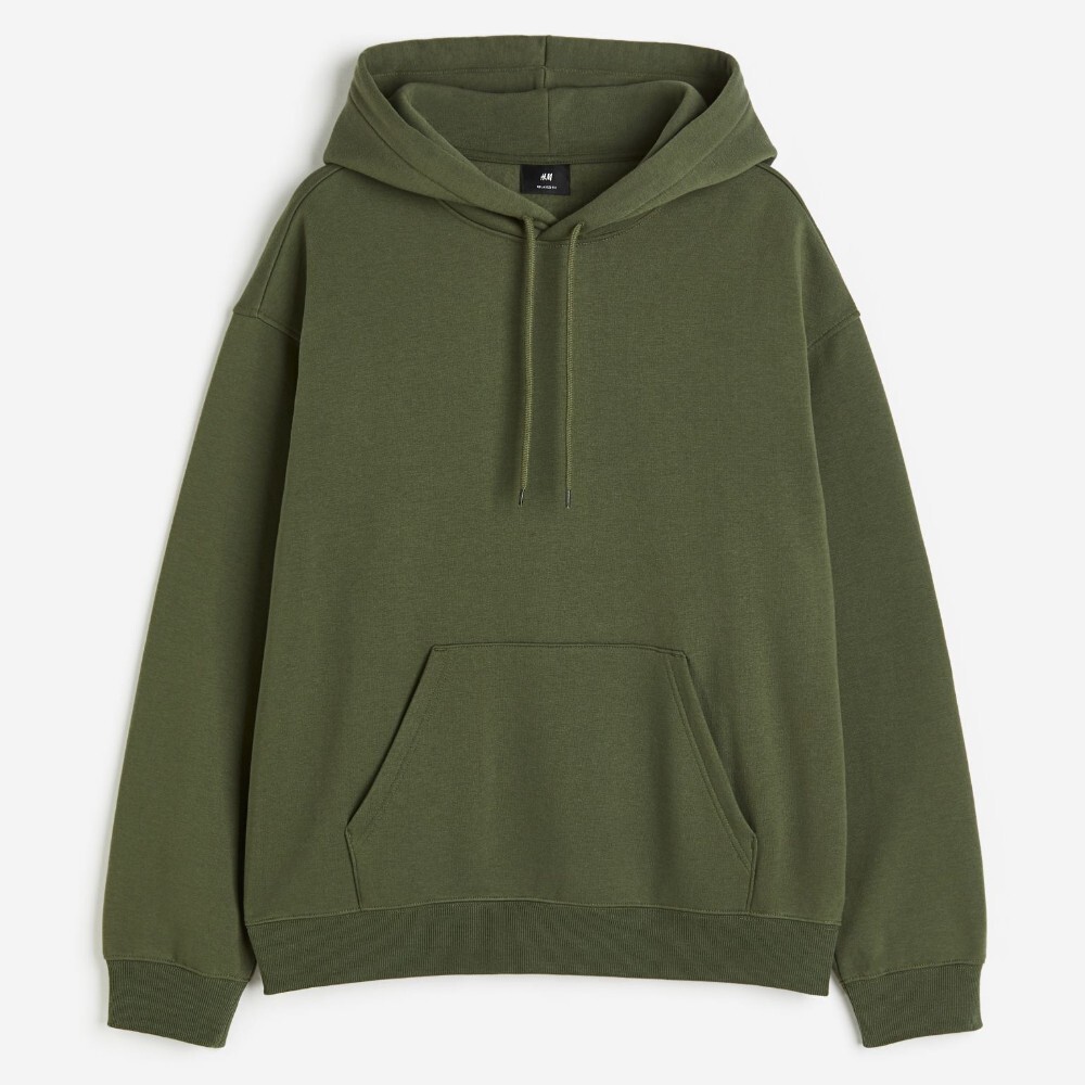 

Толстовка H&M Relaxed Fit, темно-зеленый