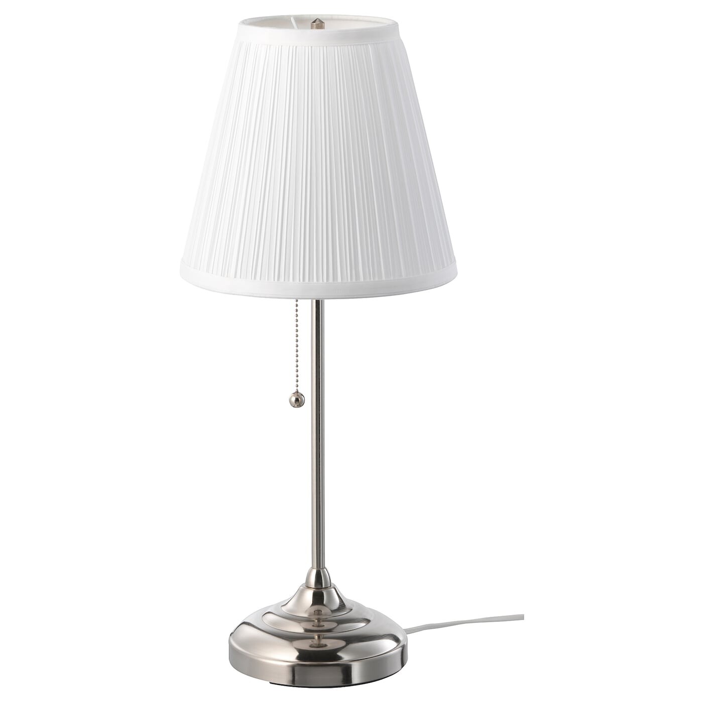 Лампа настольная Ikea Arstid, серый / белый