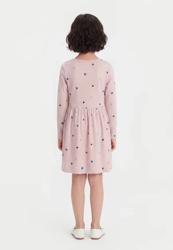 Платье с принтом Nmfnutti ls dress noos Name It, Burnished Lilac, сиреневый — фото 2