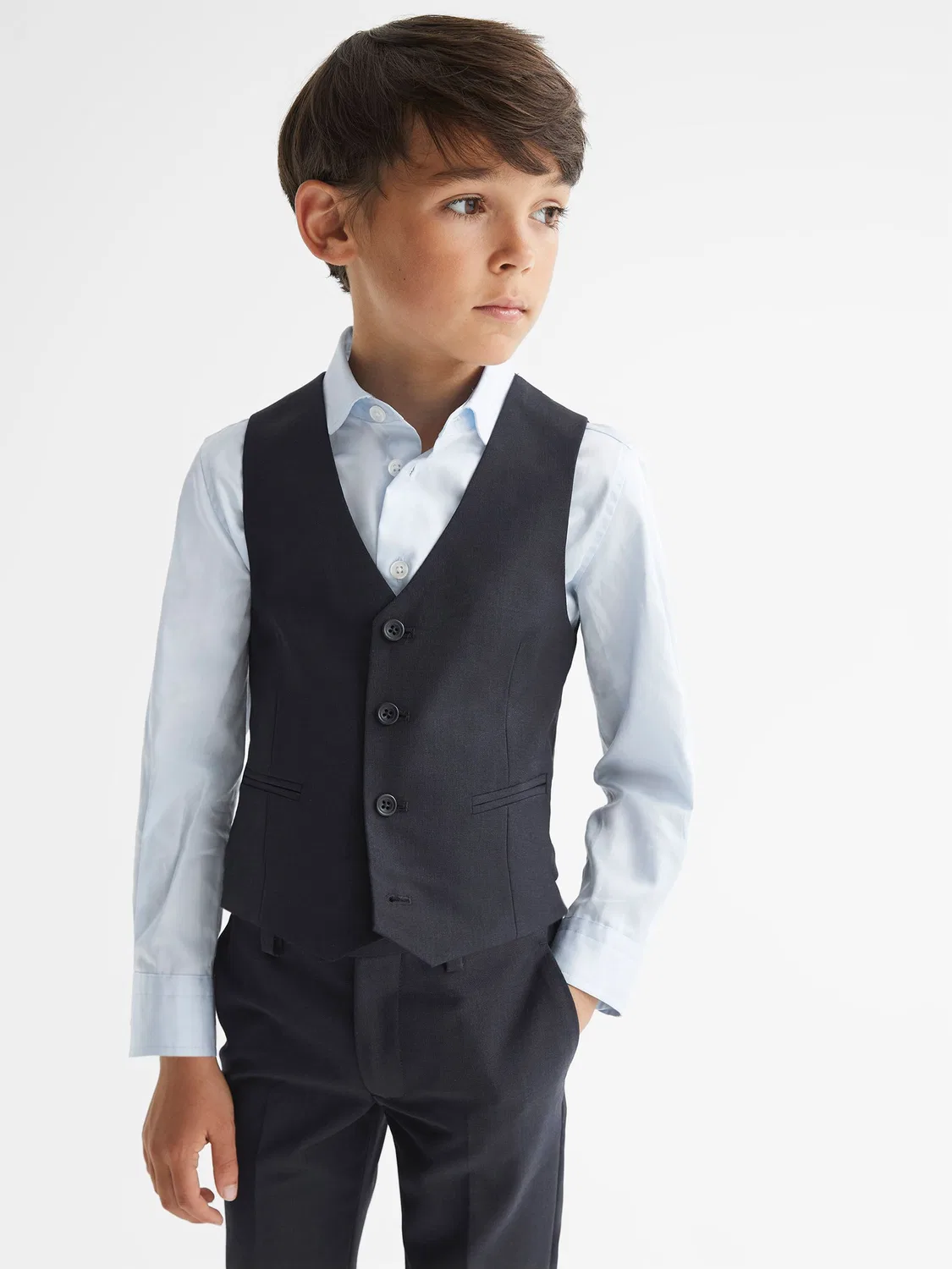 Жилет Modern Fit Reiss, Navy — фото 3