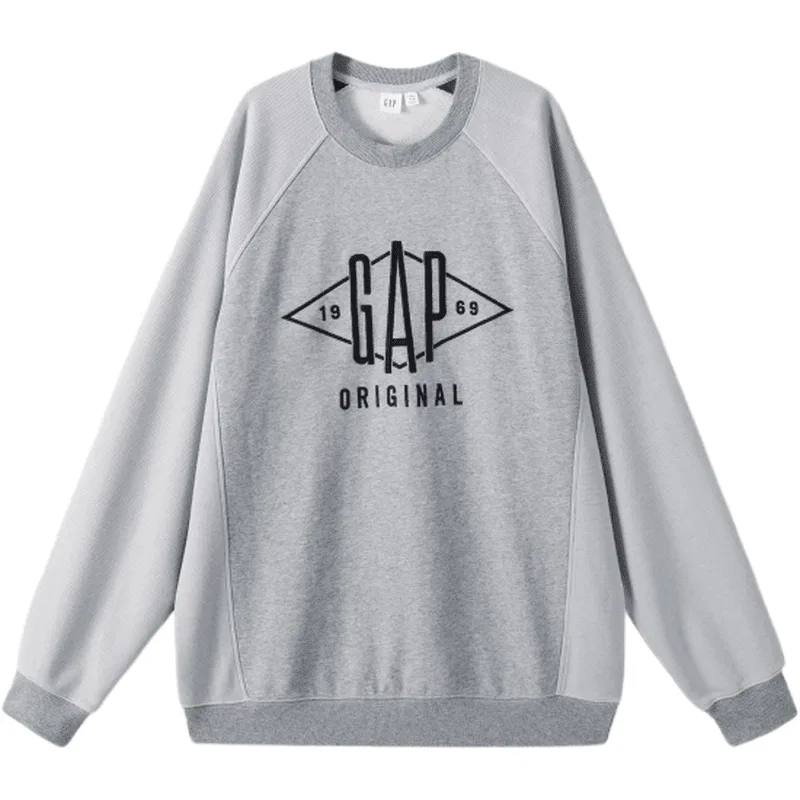 Свитшот унисекс с круглым вырезом GAP, Green — фото 3
