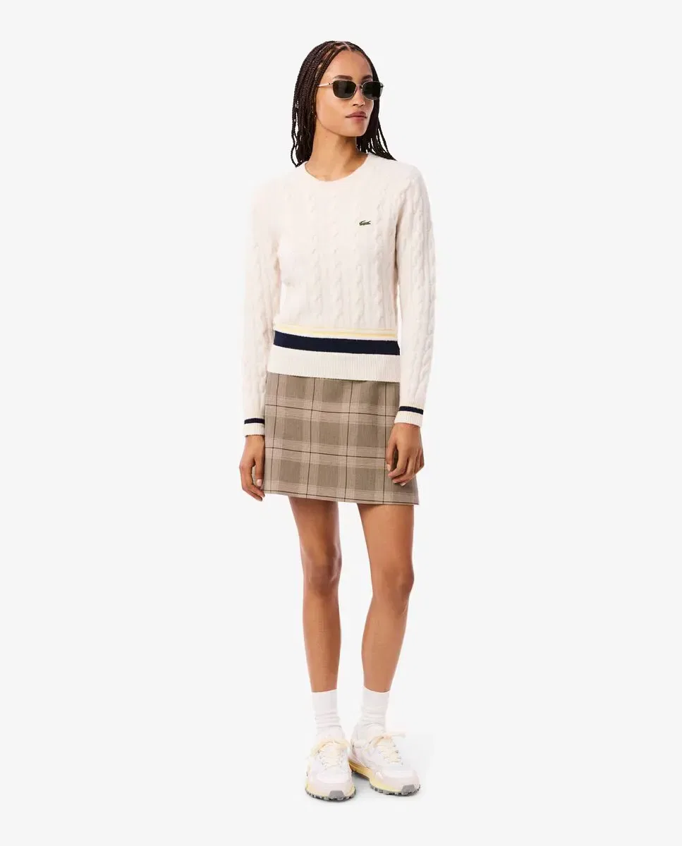 Юбка Lacoste Beige с принтом