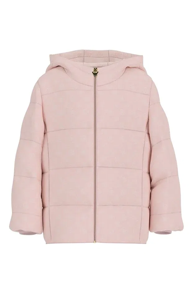 Детский пуховик с капюшоном Guess, Pink
