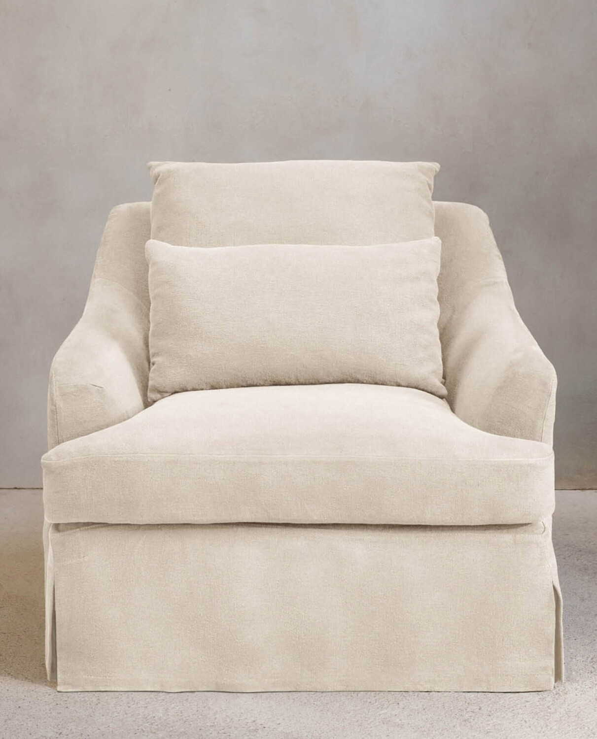 

Чехол для кресла Zara Home by Vincent Van Duysen 01 Linen, светло-бежевый