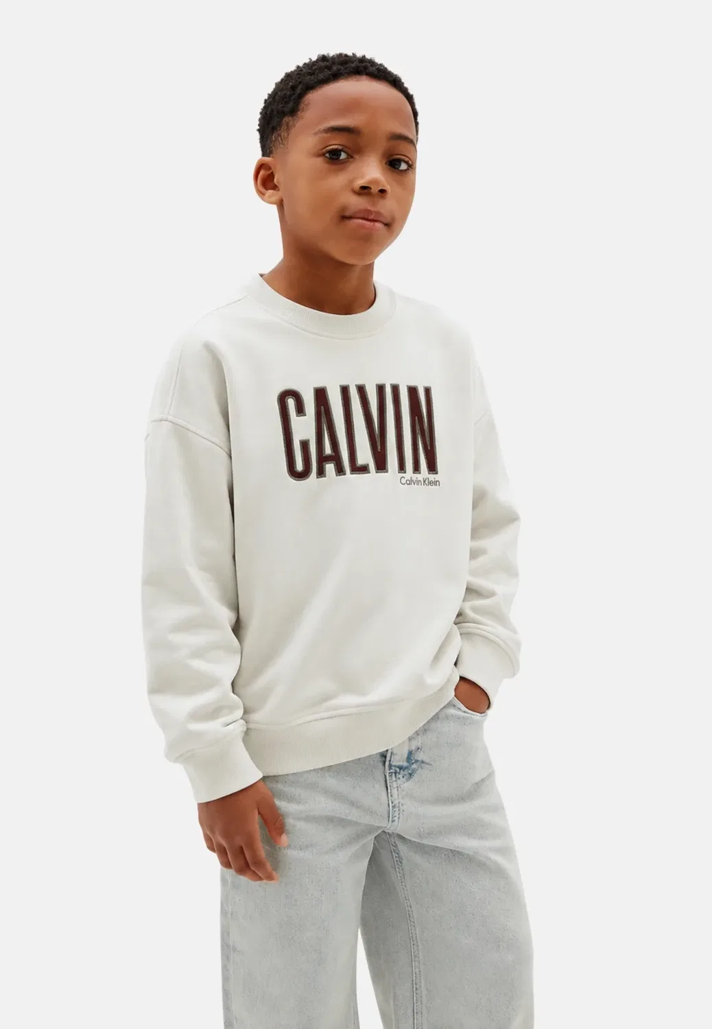 Толстовка с аппликацией Calvin - толстовка Calvin Klein Jeans, Turtledove-Cks