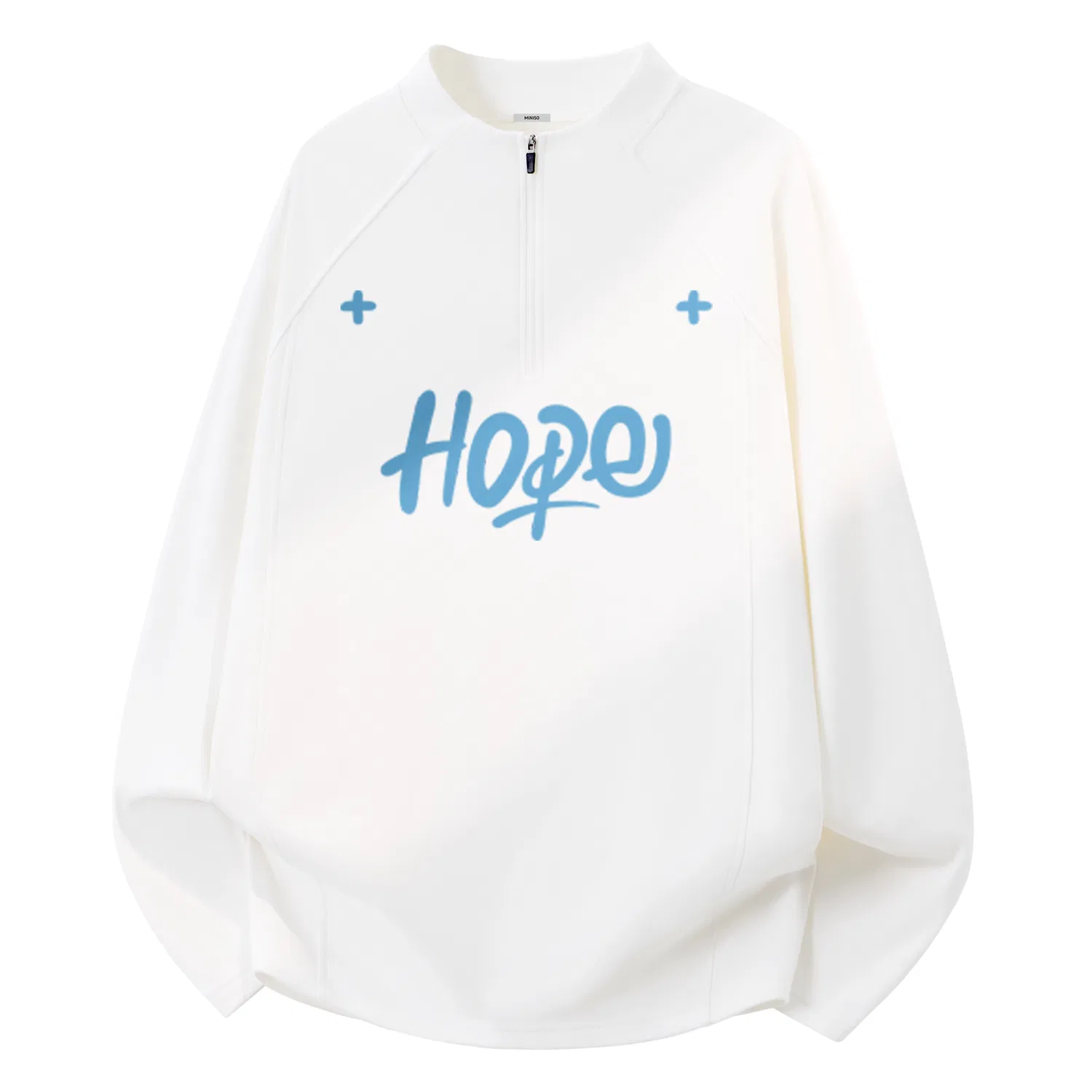 Детская футболка с флисовой подкладкой MINISO, Dark Gray (Ma Da Hope Graffiti) — фото 3