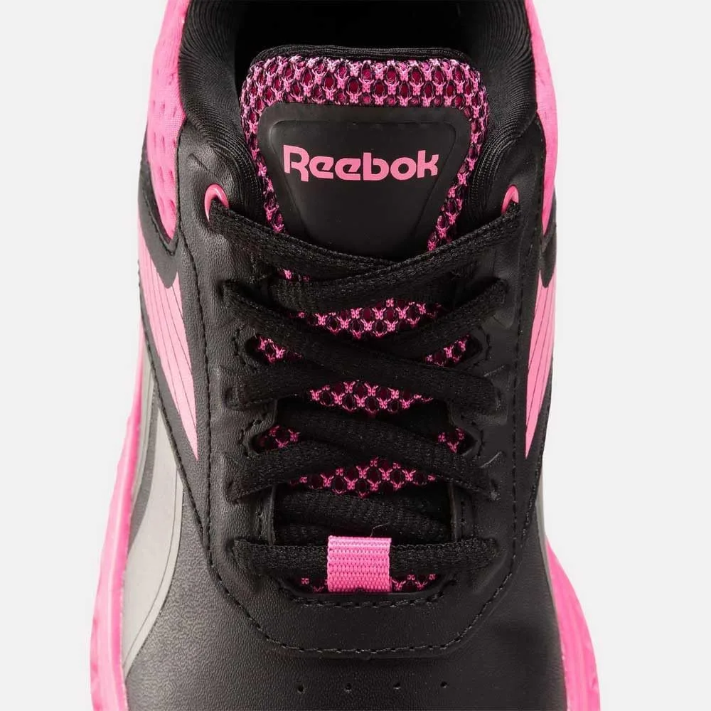 Кроссовки для бега Reebok Girls' Rush Runner 5.0 Syn, черный/розовый — фото 2