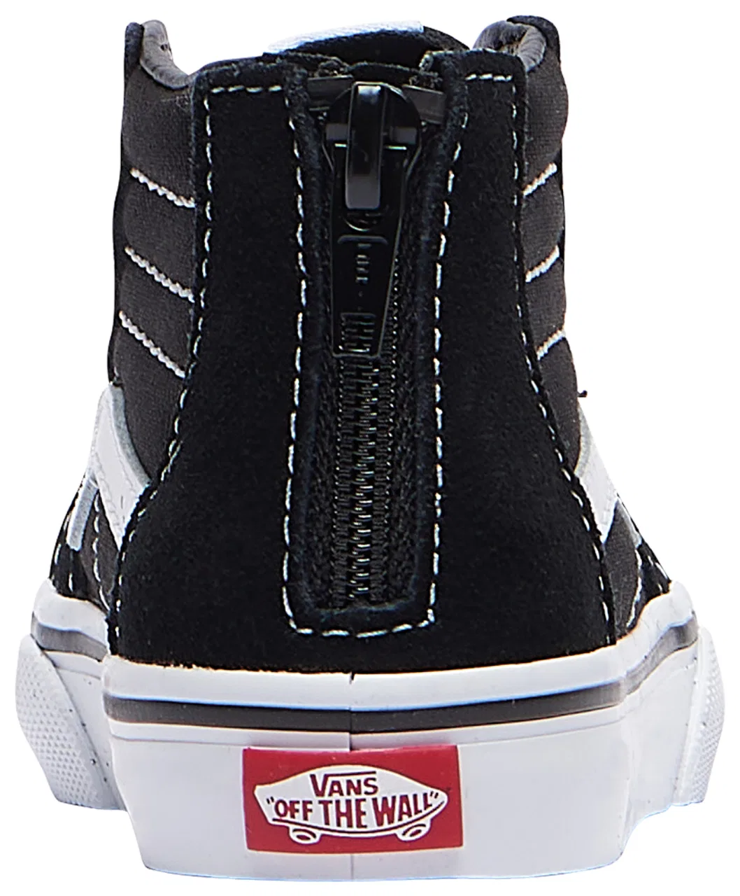 Кроссовки для мальчиков SK8-Hi Zip Vans, цвет True White/Black — фото 3