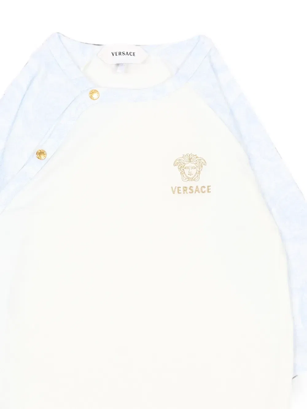 Пижама с логотипом Versace Kids, белый — фото 3