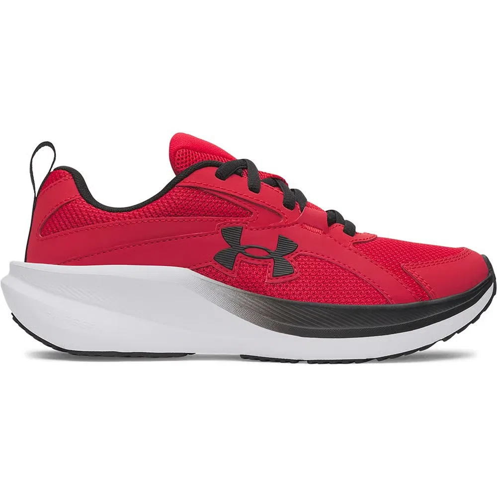 Детские кроссовки Charged+ Assert 11 для бега Under Armour, Red/Black/Black — фото 2